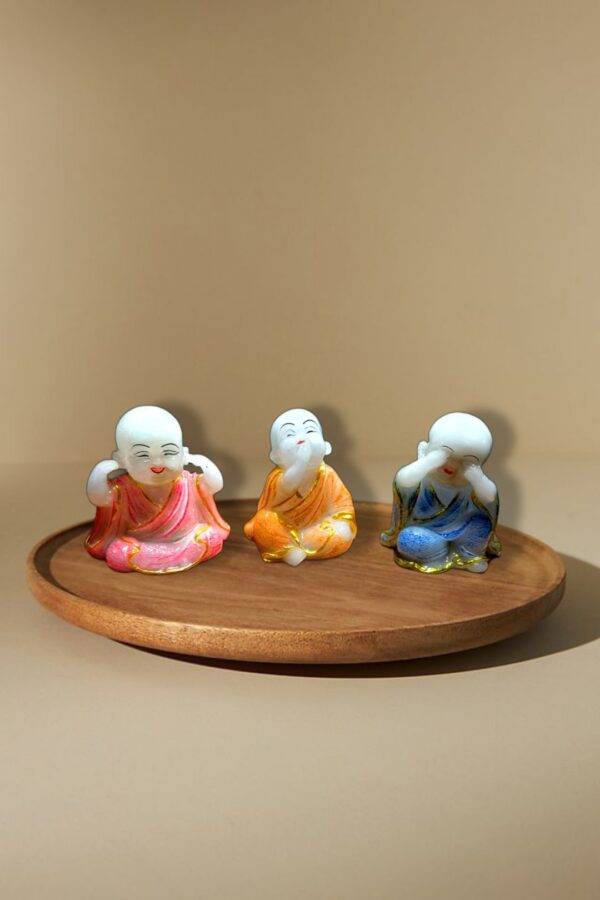 3 Wise Idols, Sculpture for home decoration