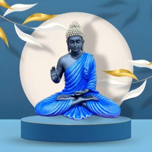 Buddha meditating sculpture