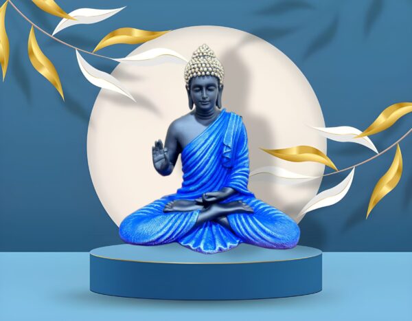 Buddha meditating sculpture