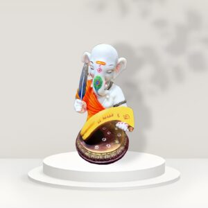 Gradient Ganesh Murti with Feather Pen