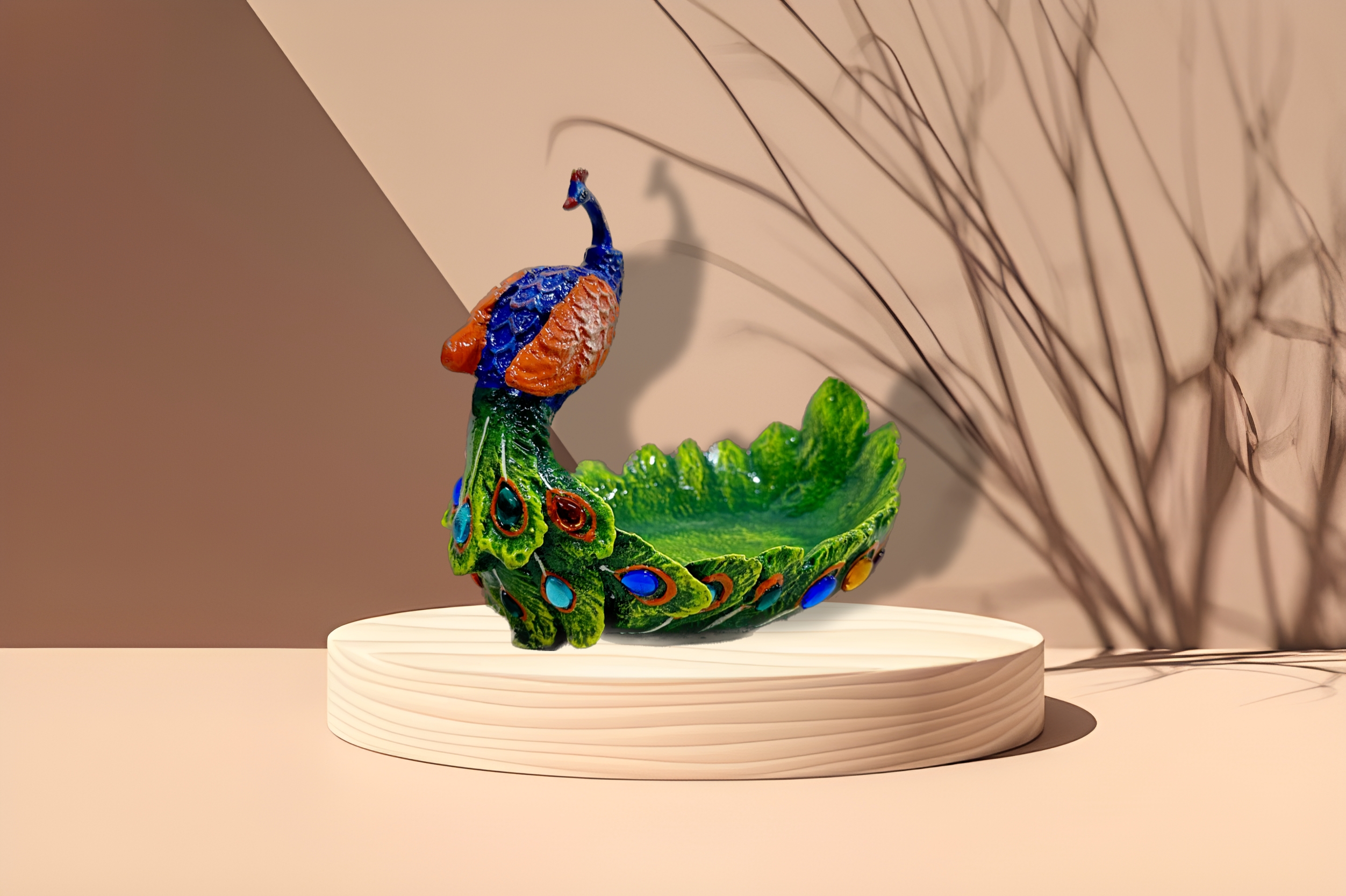 Plush Peacock Throne