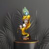 krishna murti Yellow with a flute, Krishna Sculpture