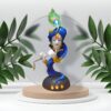 Krishna murti with a flute blue