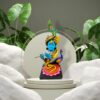 Krishna Murti, Sculpture with a Peacock Sitting aside