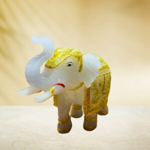 Twilight Splendor: Glow-in-the-Dark Elephant Sculpture