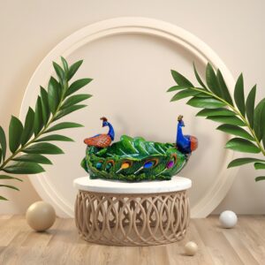 Feather Circle: 2 Peacock Love circle