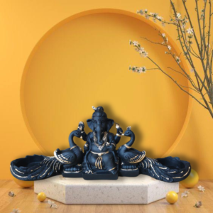 Divine Ganesh Peacock Ensemble