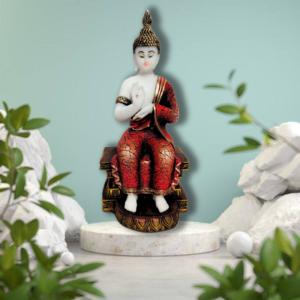 Serenity Throne Buddha Sculptures