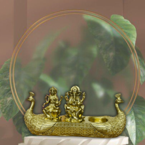 Shubh Ganesh Lakshmi with Sloth Diya