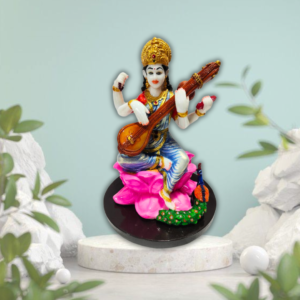 Awe-Inspiring Saraswati Sculpture