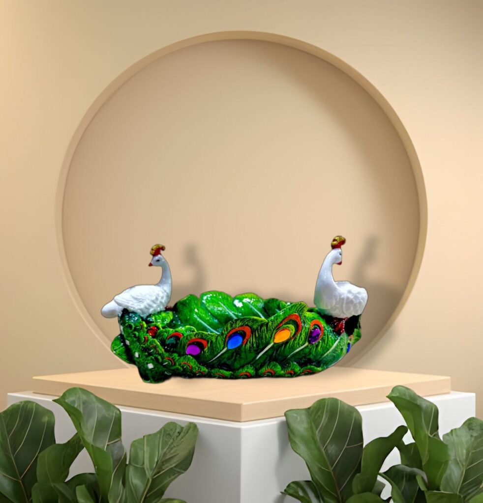Peacock Feathered Nest Murti Artistry Peacock Feathered Nest Murti Artistry