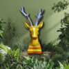 Deer sculpture for intterior design and decor
