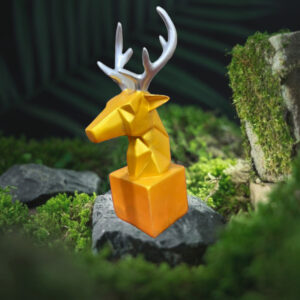 Deer modern sculpture home decor