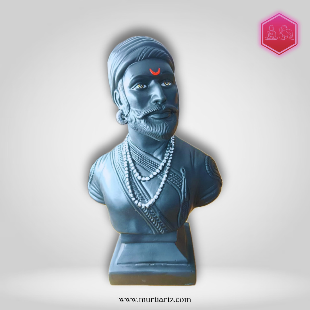 Shivaji Maharaj Bust 12 Inch