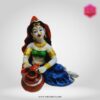 Decorative Rajasthani musician sculpture, adding a touch of Rajasthani flair to your living space.