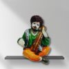 Decorative Rajasthani musician sculpture, adding a touch of Rajasthani flair to your living space.
