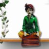 Decorative Rajasthani musician sculpture, adding a touch of Rajasthani flair to your living space.