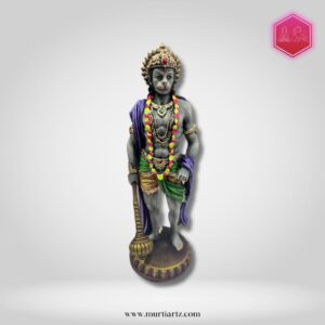 Hanuman statue, Hanuman murti, Gada Hanuman, Hindu murti, puja murti, Hindu gods, Hanuman idol, Hanuman with Gada, Hanuman sculpture, religious statue, spiritual decor, gift for Hindus, Indian gods, Hanuman blessings, Hanuman for strength, Hanuman for meditation, Hanuman for home, Hanuman for office, Hanuman online, buy Hanuman statue, Hanuman murti online, Hanuman idol online, Gada murti, Hindu god statues, religious gifts, Indian handicrafts, spiritual gifts, Hanuman standing statue, 9 inch statue, 12 inch statue, 18 inch statue, multiple colors, Hanuman home decor, Hanuman for worship.