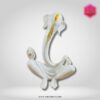 Ganesh Murti, Ganesh idol, White Ganesh, Marble Ganesh, Resin Ganesh, Puja Murti, Tabletop Murti, Home Decor, Spiritual Decor, Indian Gifts, Religious Gifts, Ganesha Chaturthi, Ganeshotsav, Hindu Gods, Hindu Murti, White Marble, Imported Resin, Exquisite Craftsmanship, Serene Statue, Peaceful Idol, Devotional Gift.